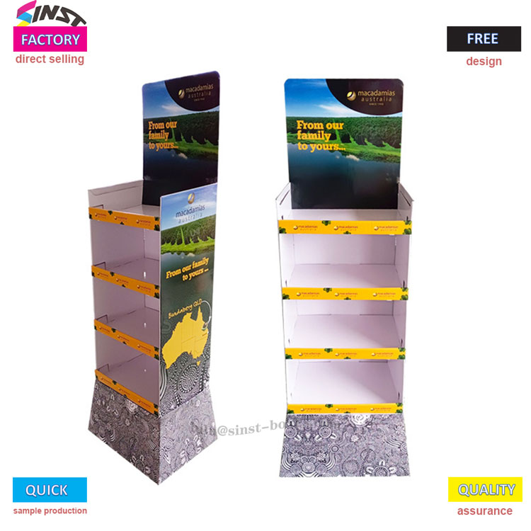 কার্ডবোর্ড কুকি ডিসপ্লে স্ট্যান্ড