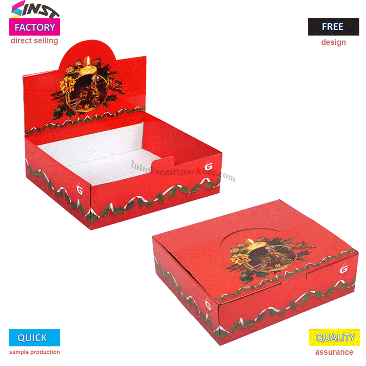 ক্রিসমাস ডেস্কটপ ডিসপ্লে স্ট্যান্ড ক্লাসিক রঙের স্কিম ডেস্কটপ উত্সব অনুষ্ঠানের অনুভূতি জাগিয়ে তোলে